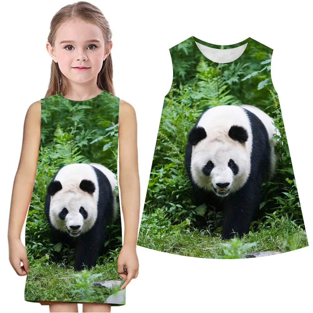 

new Kids dress Clothes Children Clothing for Girls Toddler nice printing Beach Party Holiday Brand Girls Dress Summer stly