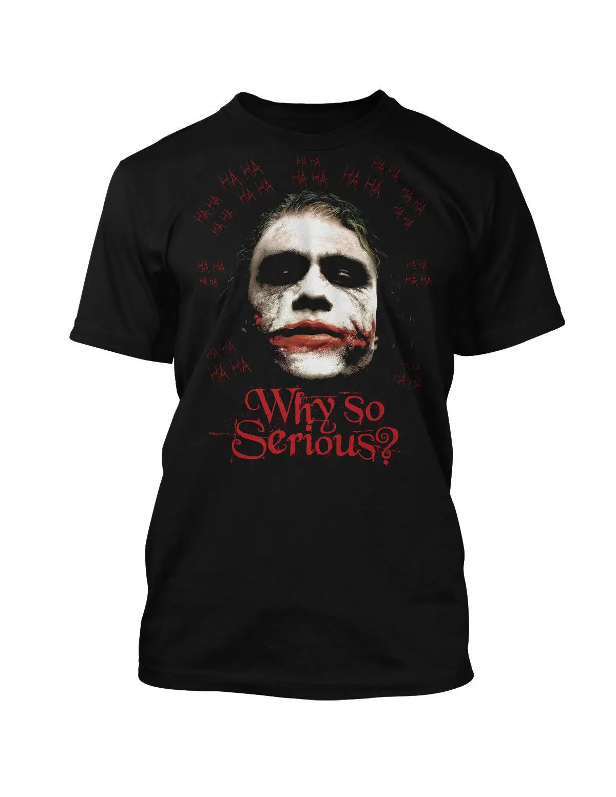 

Batmans The Joker T Shirt Heath Ledger T Shirt 100% Cotton Retro Vintage Dc