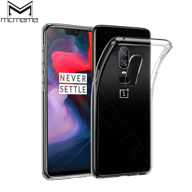 

Transparent Case For oneplus 6 Cases Soft Silicone HD Clear Ultra Thin TPU Back Cover For Oneplus 6 1+6 Protective Case Bag