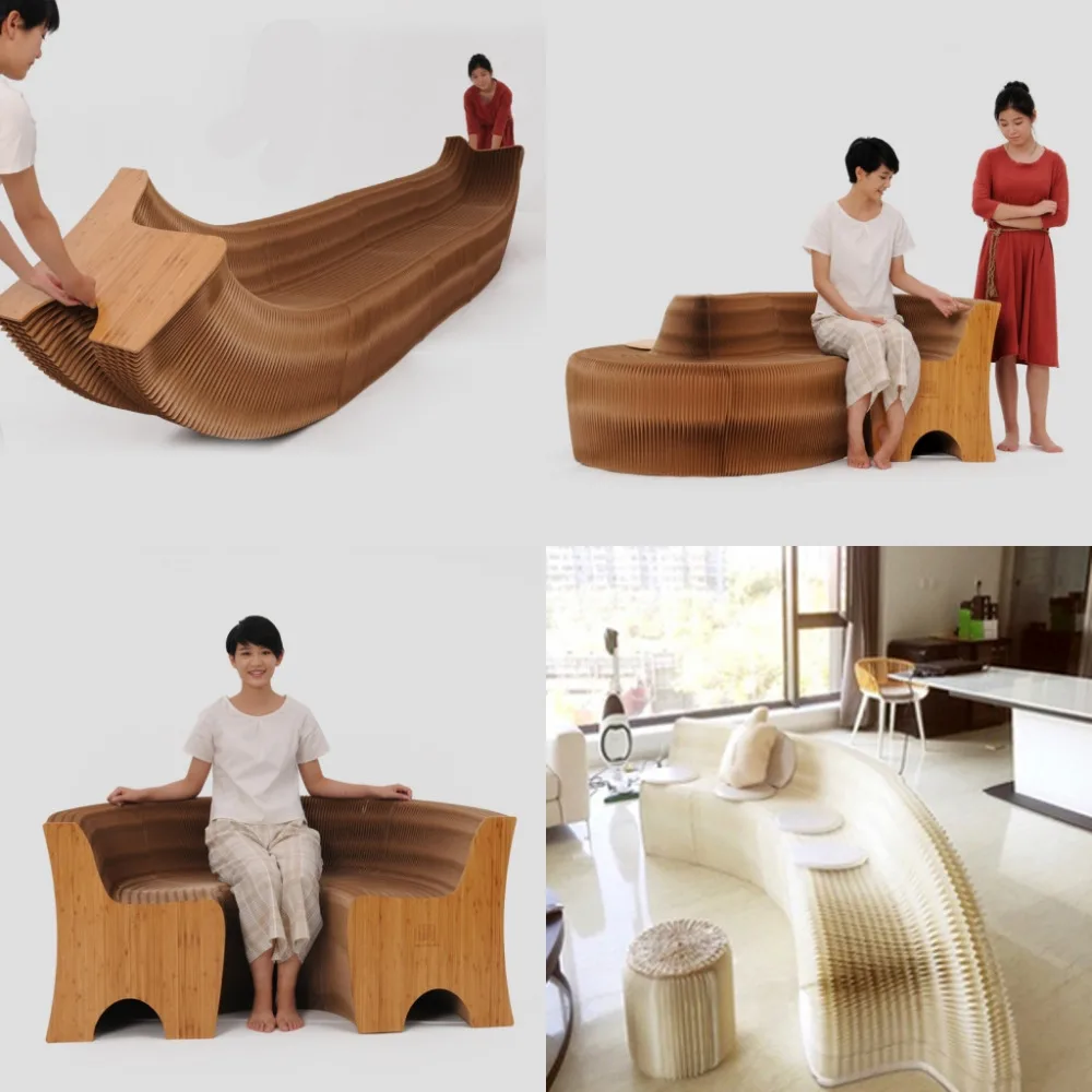 Kreative ideen möbel design faltbaren papier sofa wohnzimmer büro ...