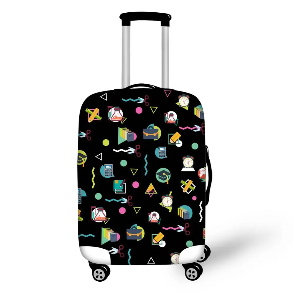 Винтажный эластичный толстый багажный чехол для багажника, Дорожный чемодан, пылезащитный Защитный чехол, Прямая поставка на заказ - Цвет: CC5052