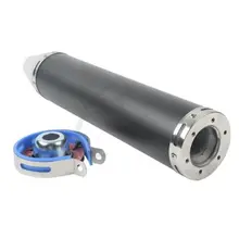 Черный гоночный Akrapovic мотоцикл глушитель труба для Suzuki GSXR 600 GSX-R600 GSXR600 1997-2000