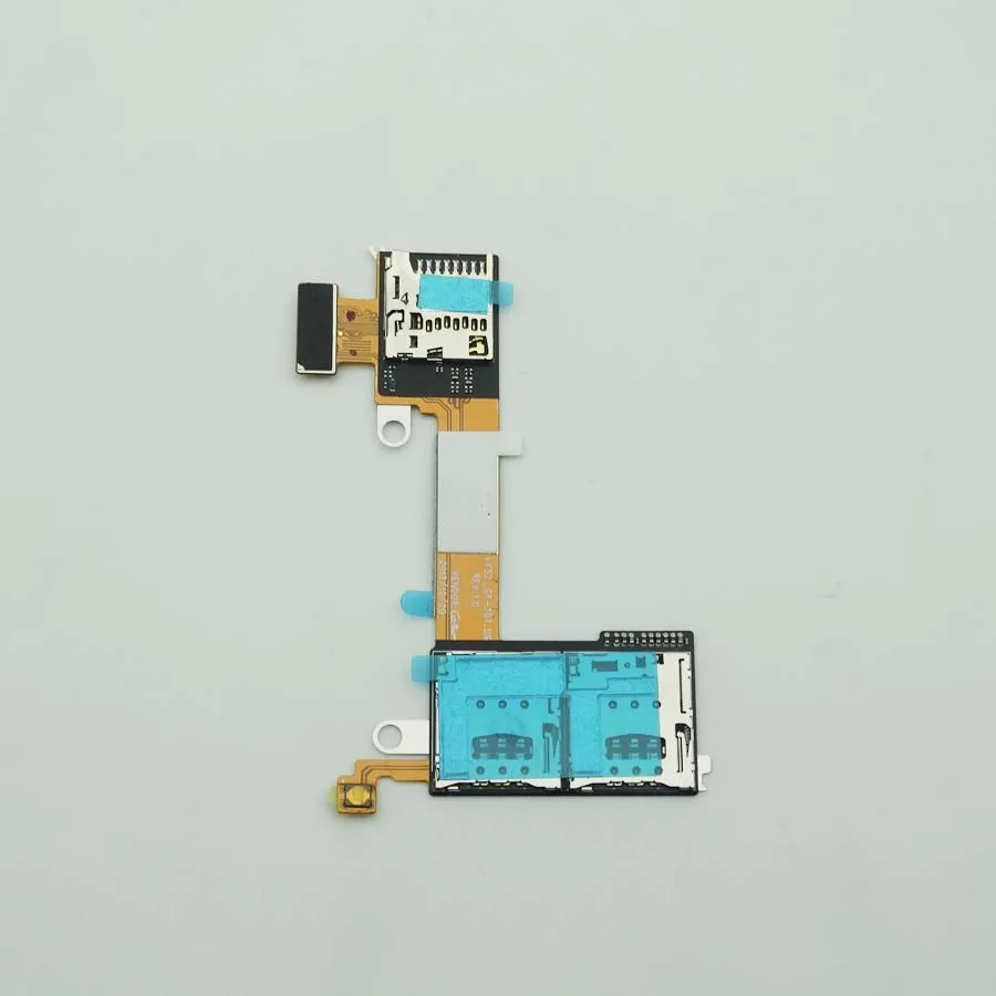 

For Sony Xperia M2 Dual D2302 Micro SD + SIM Card Reader Socket Holder Tray PCB Flex Cable Ribbon