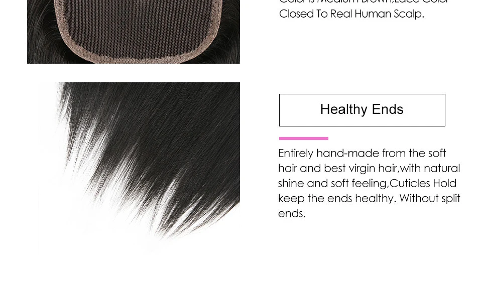 Hair Villa Peruvian Straight Human Hair 3 Bundles Hair Weave With Closure Straight Hair Bundles With Closure Remy Hair Weave (18)