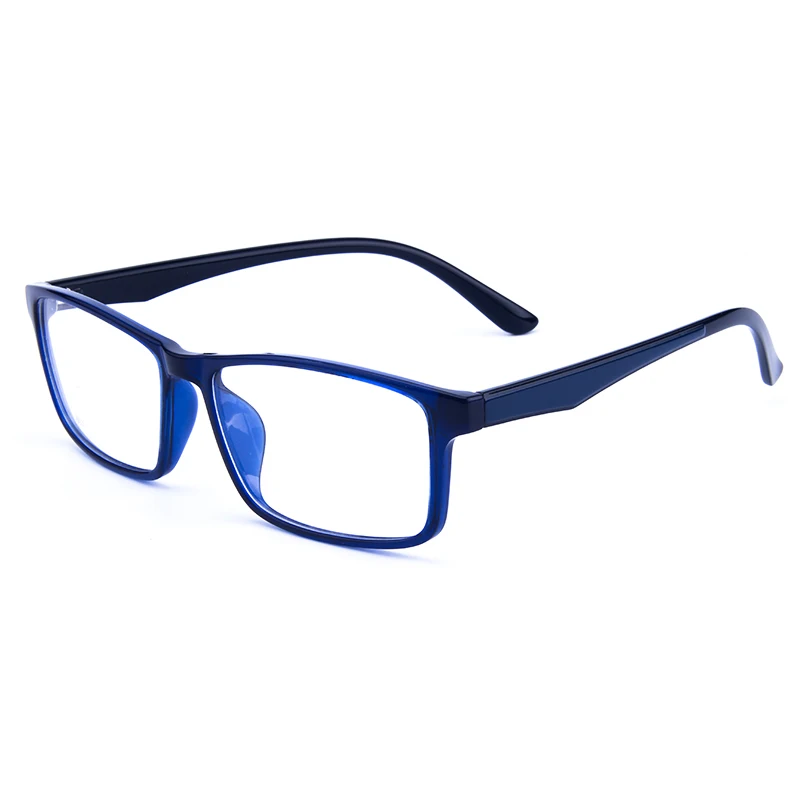Gmei оптические прямоугольные ультралегкие TR90 деловые мужские очки, оправа для очков по рецепту, женские очки с полной оправой G6087 - Цвет оправы: Blue C3