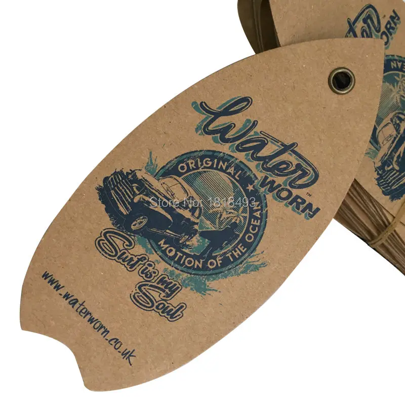 

customize clothing retro kraft paper tags with brass ring/garment cardboard paper hang tags/shape cutting printed labels/brand