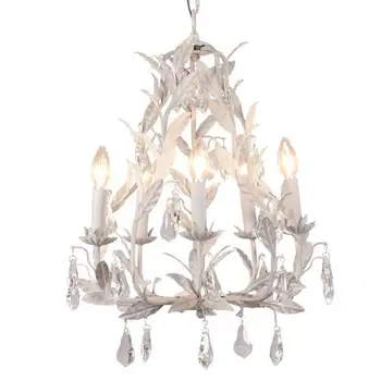 

American retro botanical style personality French cloakroom living room corridor dining room bedroom girl room led chandelier