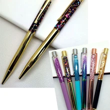 Высококачественная Золотая пудра, масляная кристальная ручка, креативные элементы металла, хрустальные подарочные ручки, шариковая ручка песочные часы, ручка с зыбучим песком
