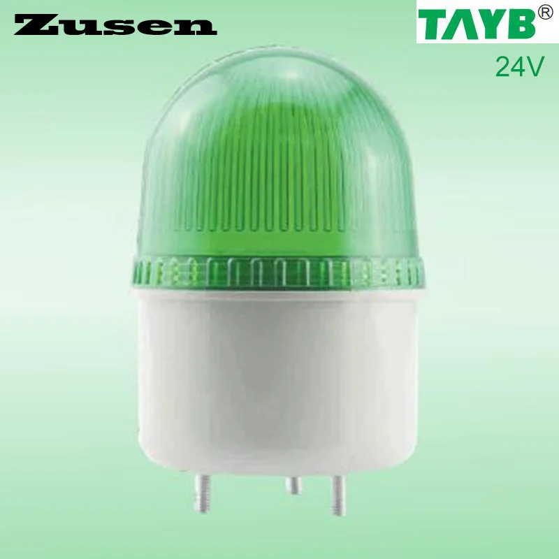 Zusen TB72D 24 V зеленый светодиодный небольшой стробоскоп свет маячок охранной сигнализации предупреждающий сигнал светодиодный свет