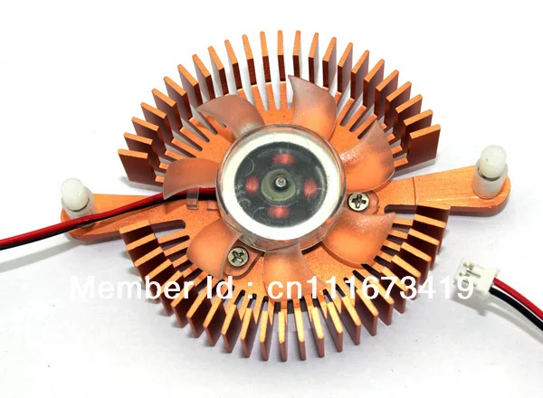 Компьютер 12V 2pin монтажное отверстие 80 мм VGA Видеокарта Охлаждающий радиатор