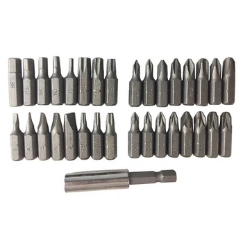 

Holder Woodworking Tools Torx Hex Star Spanner 33 In 1 Screwdriver Tamper Proof Security Bit Set with Magnetic Extension Bit