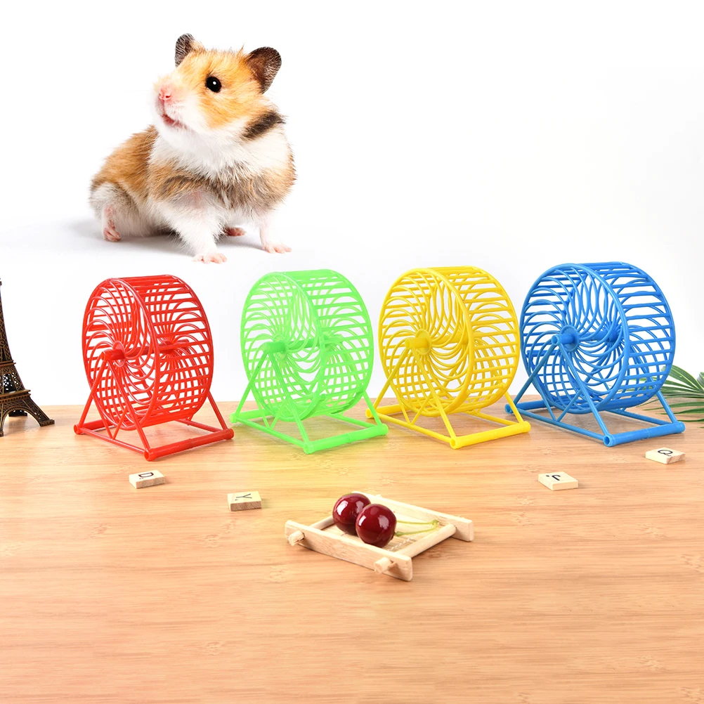 Высокое качество 1 шт. колеса Gerbil Pet игрушка пластиковая прокрутка Бесшумная для