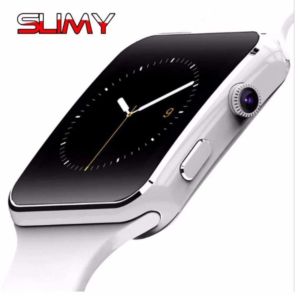 

Slimy X6 Smart Watch Women Men Kids Smartwatch Phone with Camera MP3 Support 2G SIM TF Card for Android Phone PK GT08 A1 DZ09 Y1