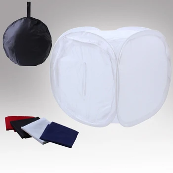 

Photography Soft Light Set Cube Lighting Tent+4* Backdrops+Pouch For Photo Studio Multi Photo Disc Flash Light Box 40cm/ 15.75"