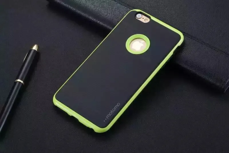 Матовый противоударный чехол MOTOMO для iphone 7 i7 iphone7 6 6s Plus 5S SE Samsung Galaxy S7 S6 Edge PC + TPU 200