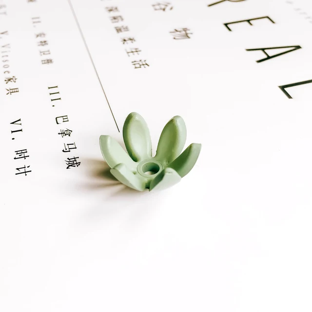 ZEROUP Multicolors Plastic Flower Beads Eardrop Pendant Neckalce Charms Accessories Diy Handmade Jewelry Making Material 20pcs 7