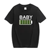 Family Matching Clothes Look Matching Outfit Funny battery Clothes Dad Mom Boy Girl T-shirt for Daddy Mommy Me Baby Boy Girl 4