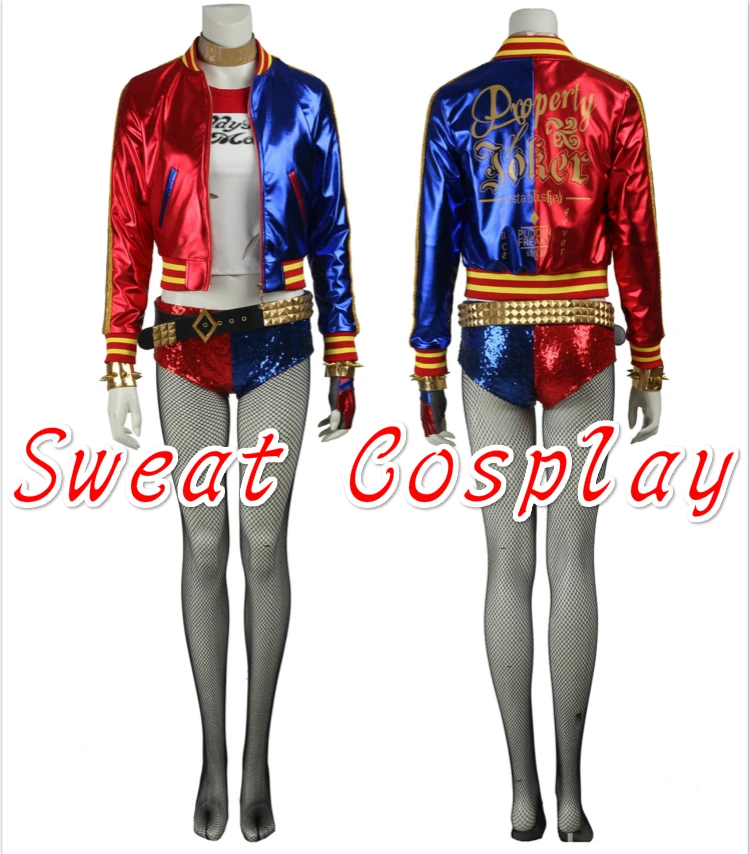 High Quality Original Edition Suicide Squad Costume Harley Quinn Joker Cosplay Costume Full Set Any Size Suicide Squad Costume Costumes Harley Quinnjoker Cosplay Costume Aliexpress