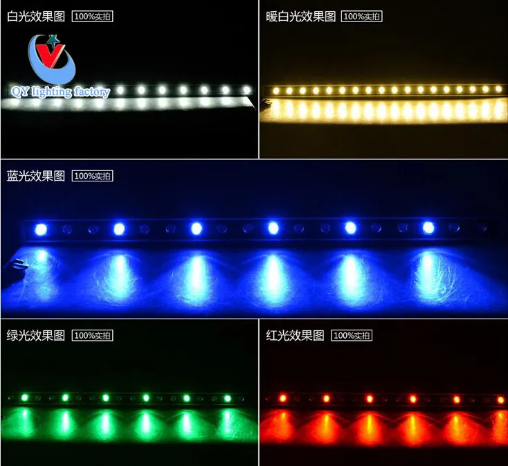 6 шт./лот DMX512 Светодиодный точечный светильник светодиодный настенный светильник для мытья 9W12W15W18W24W30W RGB Ландшафтные линии квадратный прожектор напольный светильник