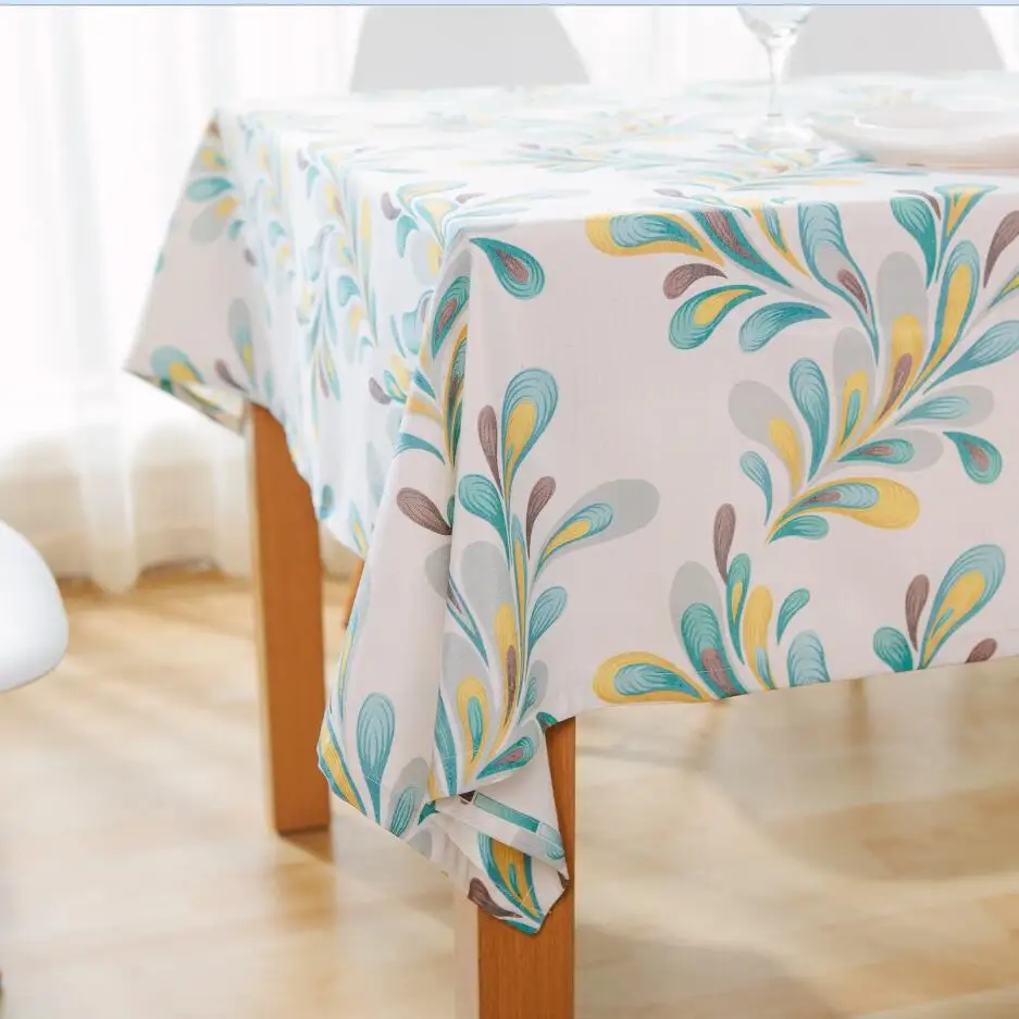 WLIARLEO Beauty Feather Tablecloth Dining Table Cloth For Home Wedding tableclothes Decoration manteles para mesa tafelkleed | Дом и сад