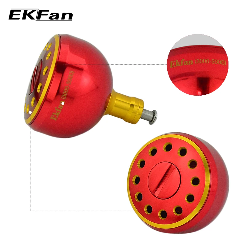EKfan 3000-5000 Серия красный цвет рыболовная ручка для катушки обработанный