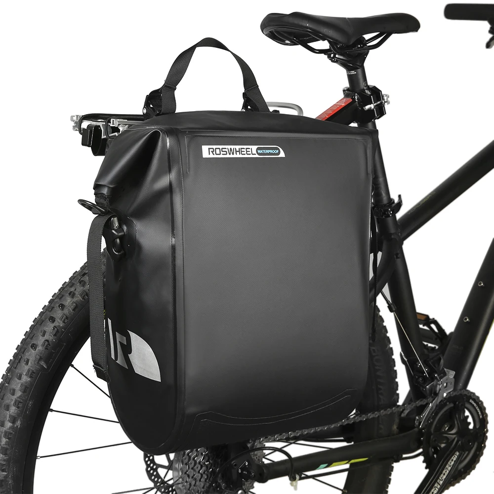 20L Bike Bicycle Cycling Trunk Bag Waterproof Rear Tail Pack Bag