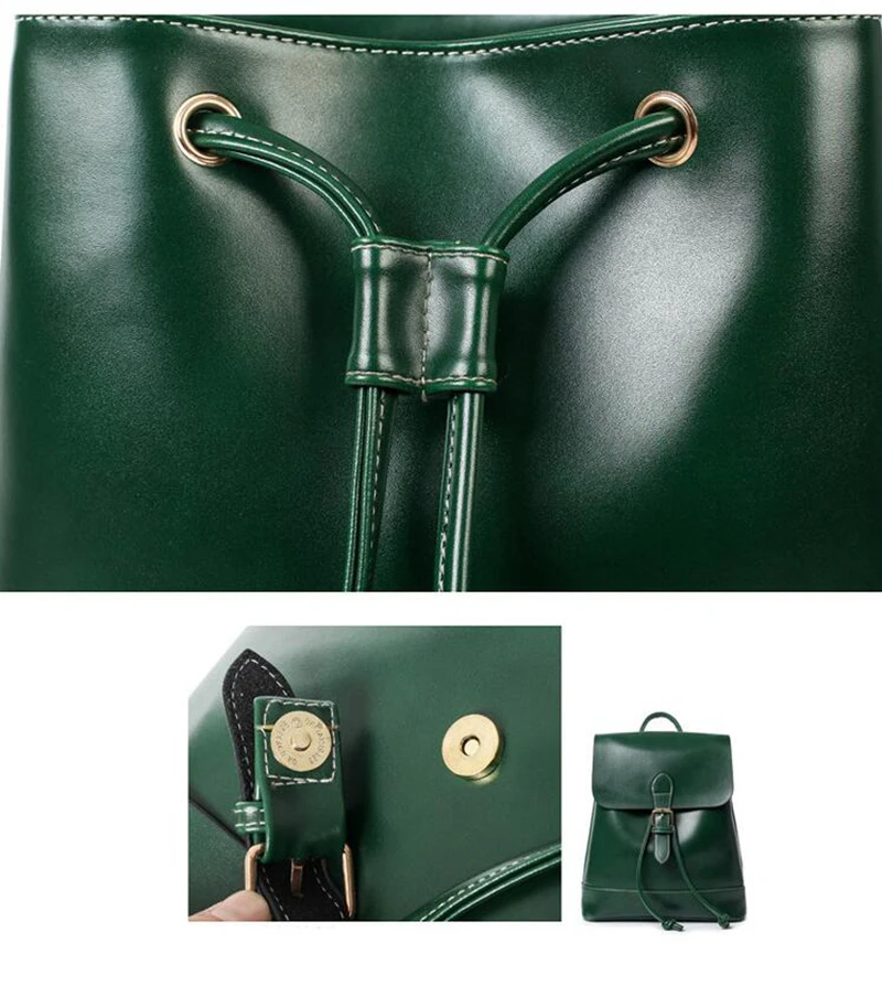 women leather backpack  (9)