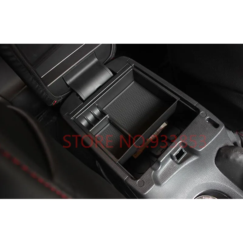 

Car armrest arm REST STORAGE PALLET CENTER CONSOLE PHONE GLOVE BOX HOLDER TRAY PLATE FOR 2014 2015 2016 2017 MAZDAs 3 AXELA