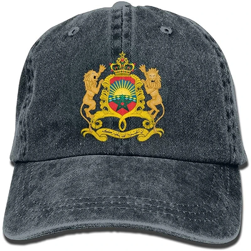 

Coat of Arms of Morocco Adult Cowboy Hat Baseball Cap Adjustable Athletic Summer Hat for Men and Women