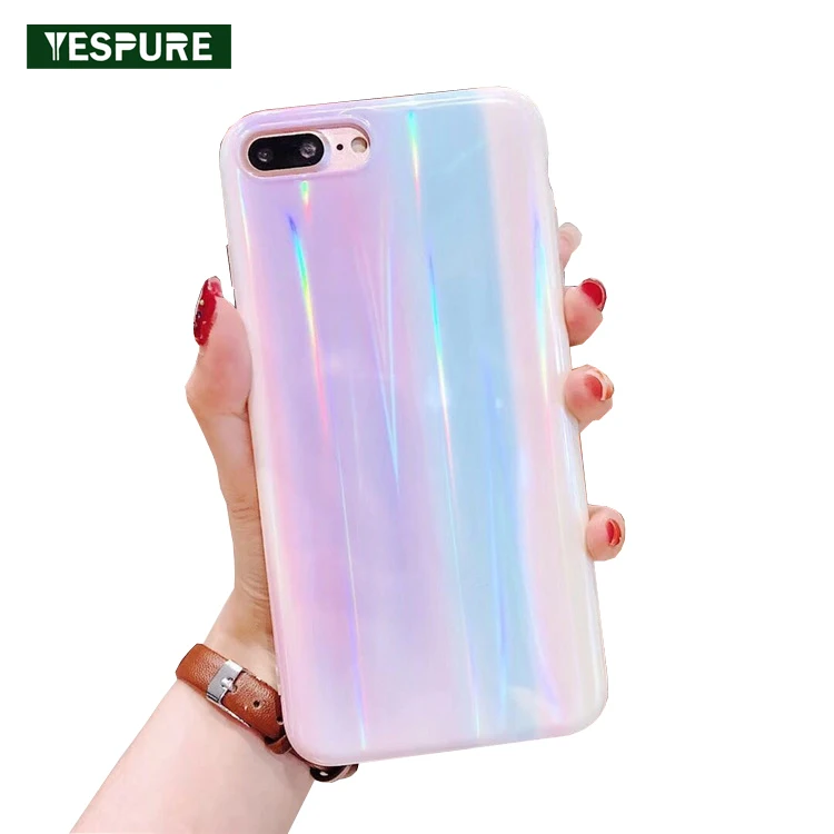 YESPURE Wholesale Fancy Pink Cell Phone Case IMD Accessory for Apple