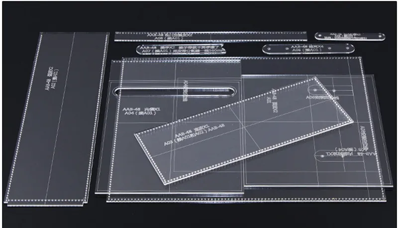 Handmamde женские сумки на плечо акриловый шаблон кожаный узор DIY хобби кожевенное ремесло шитье шаблон трафареты 27,5*33,5*11