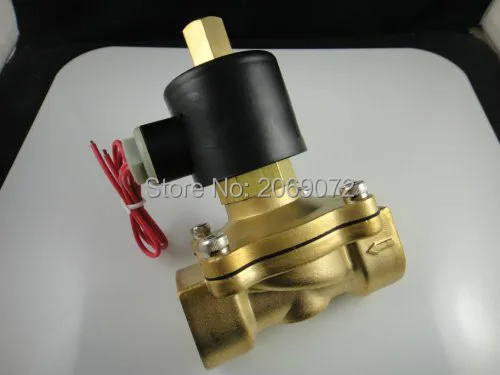 12VDC для воды воздуха газа топлива нет Электрический электромагнитный клапан 1/" BSPP