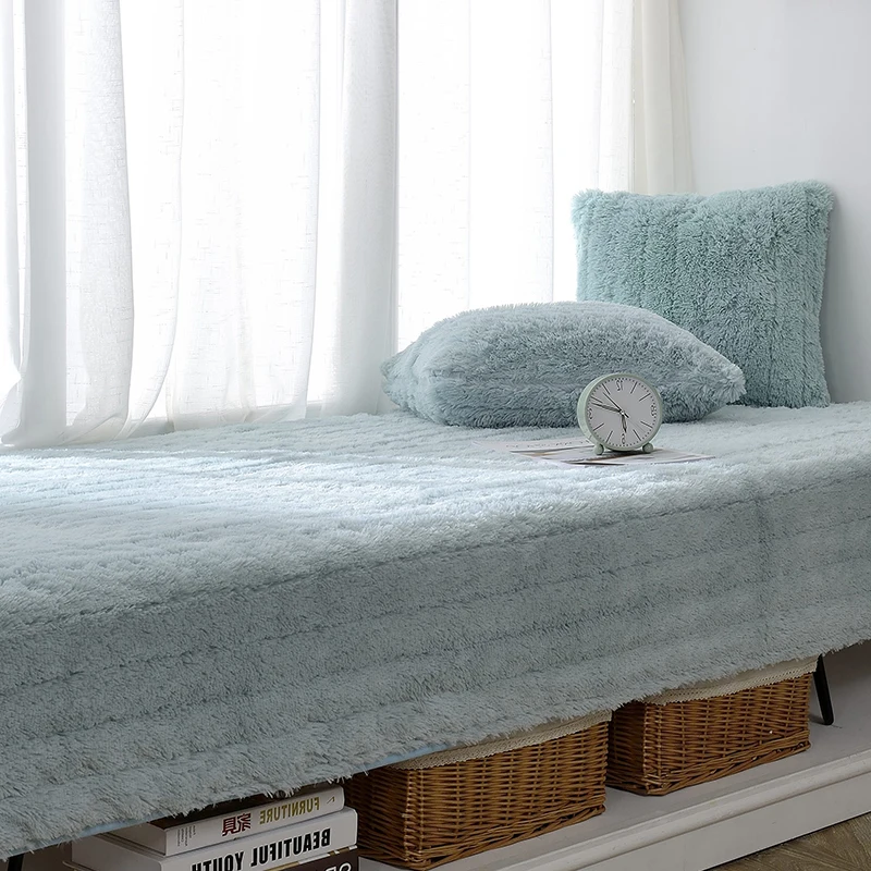 MUZZI шерстяной журнальный столик для гостиной подушка диван ковер плюшевый ковер для спальни покрытый матрас белый плавающий коврик для окна