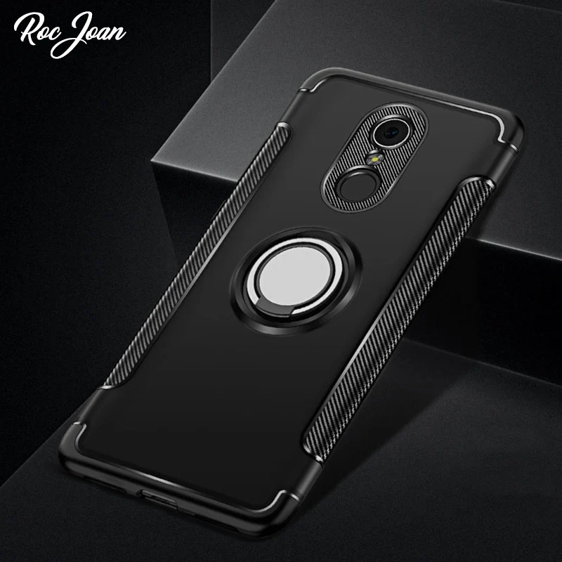 Roc Joan армированный чехол 2 в 1 для Xiaomi Redmi 4X 5 Plus 6 Pro 6A PC Мягкий Силиконовый