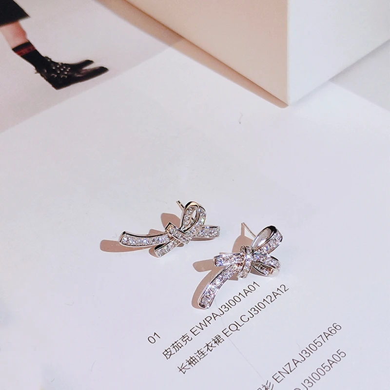 cubic zirconia earrings silver 925 (1)