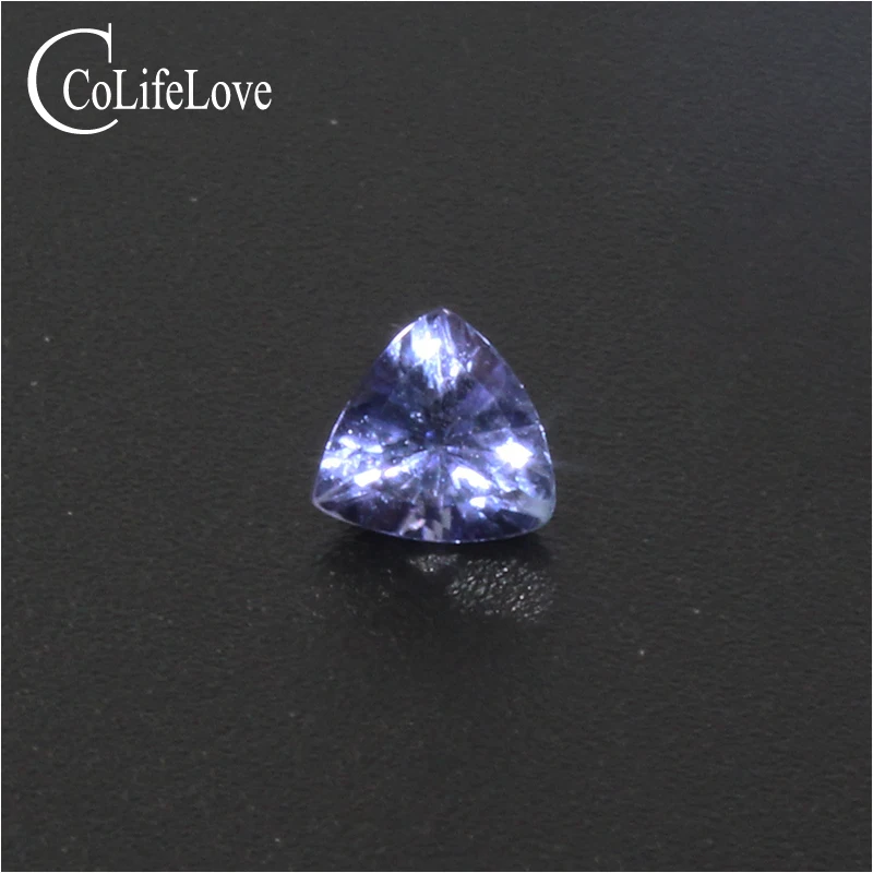 5.5 mm * 100% real natural tanzanite for wedding ring making Wholesale price trillion cut gemstone | Украшения и аксессуары
