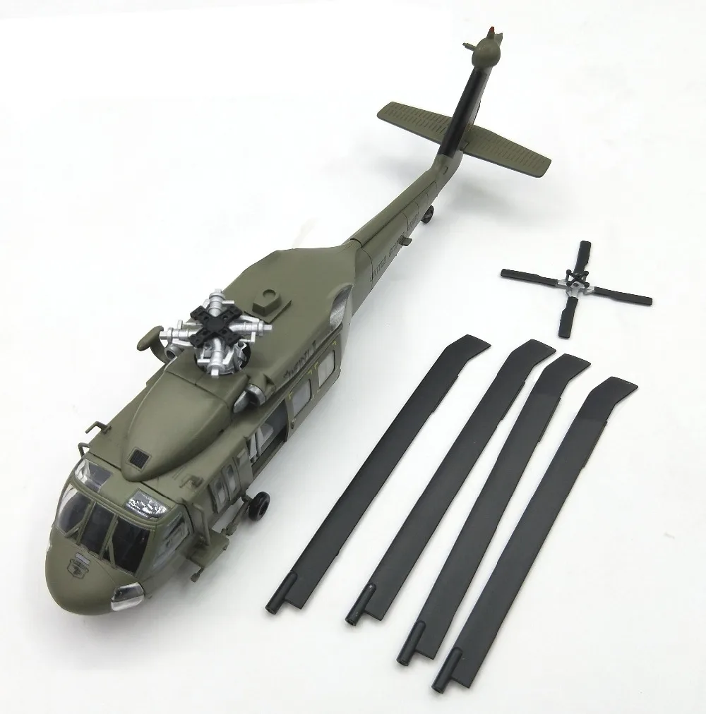 1:72 Американская модель вертолета черный ястреб 37017 Коллекционная