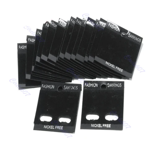 

20pcs Velvet Earring Ear Studs Display Hang Hanging Card Jewelry Holder