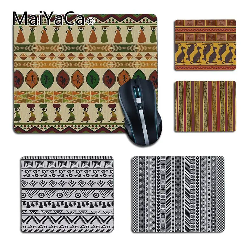 MaiYaCa Cool New African Totem Gamer Speed Mice Retail Small Rubber Mousepad DIY pictures PC computer game gaming mouse pad