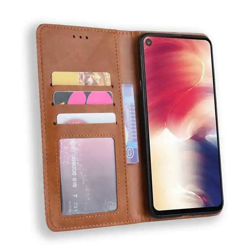 Flip Case For Samsung Galaxy A60 Cover Magnetic Plait PU Leather Wallet Case For Samsung Galaxy A20 A30 A40 A50 A70 Phone Bag