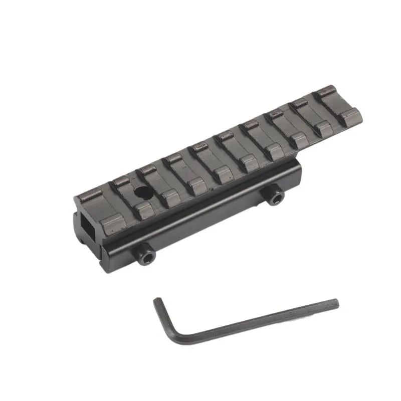 Scope Adapter Rail Mount Crossbow Airgun 3/8" Dovetail to 7/8" Weaver