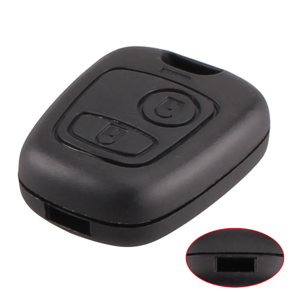 KEYYOU 2 кнопки без лезвия дистанционного ключа автомобиля Корпус брелок для Citroen C1 C2 C3 Pluriel C4 C5 C8 Xsara Picasso крышка