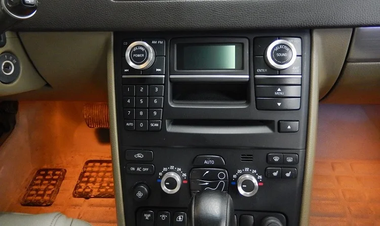 Украшение интерьера автомобиля Acc кондиционер вентилятор Кнопка Аудио Стерео регулятор громкости Ручка кольцо Крышка Комплект для Volvo XC90 2009