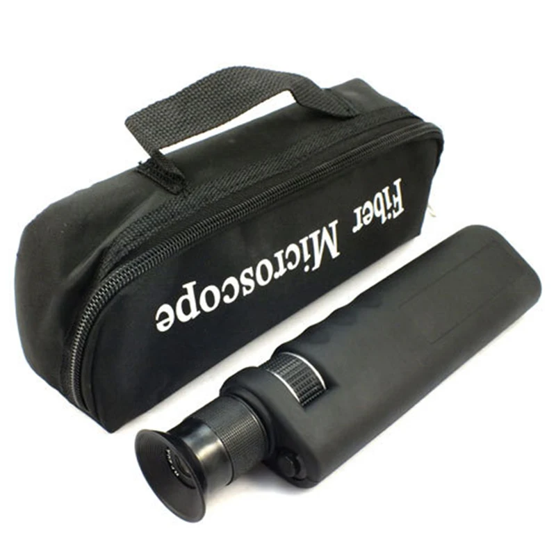Free-Shipping-Handheld-400X-Fiber-Optical-Inspection-Microscope-with-2-5mm-1-25mm-Adapter