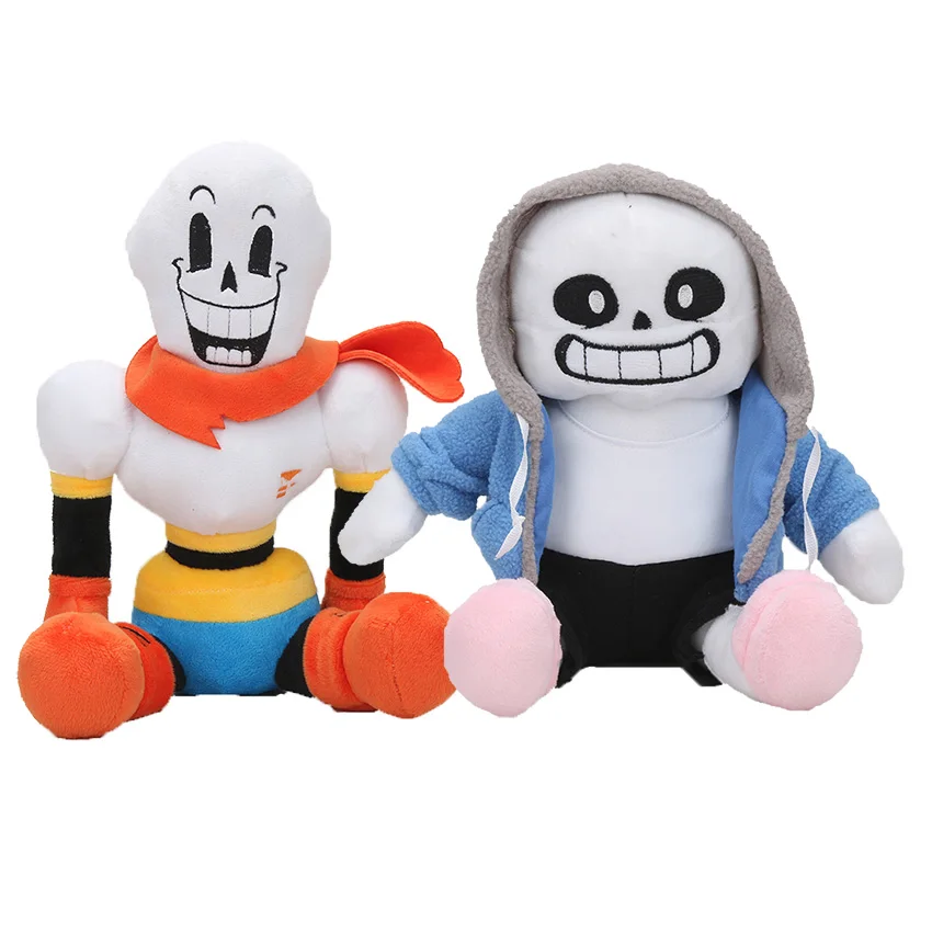 2pcs/set 30cm anime Plush Toys Sans Asriel Toriel Stuffed Plush Toys Doll for Kids Children