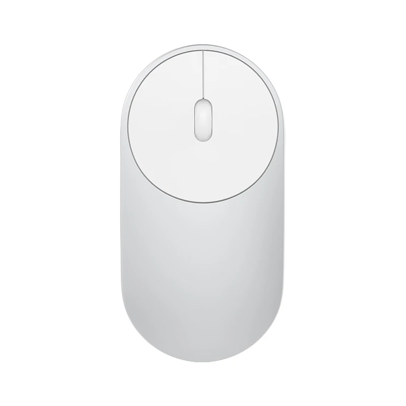 Original Xiaomi Mouse Portable Optical Wireless Bluetooth Mouse 4.0 RF 2.4GHz Dual Mode Connect for Laptop pc - Цвет: Silver