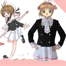 Japanese anime Cardcaptor Sakura KINOMOTO SAKURA Daidouji Tomoyo Cosplay Costumes Halloween Party Sets Dress Accessories Japanese anime Cardcaptor Sakura KINOMOTO SAKURA Daidouji Tomoyo Cosplay Costumes Halloween Party Sets Dress Accessories