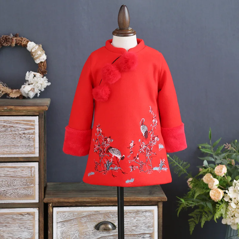 2017 New Style Chinese embroidery costume jacket for boy or girl