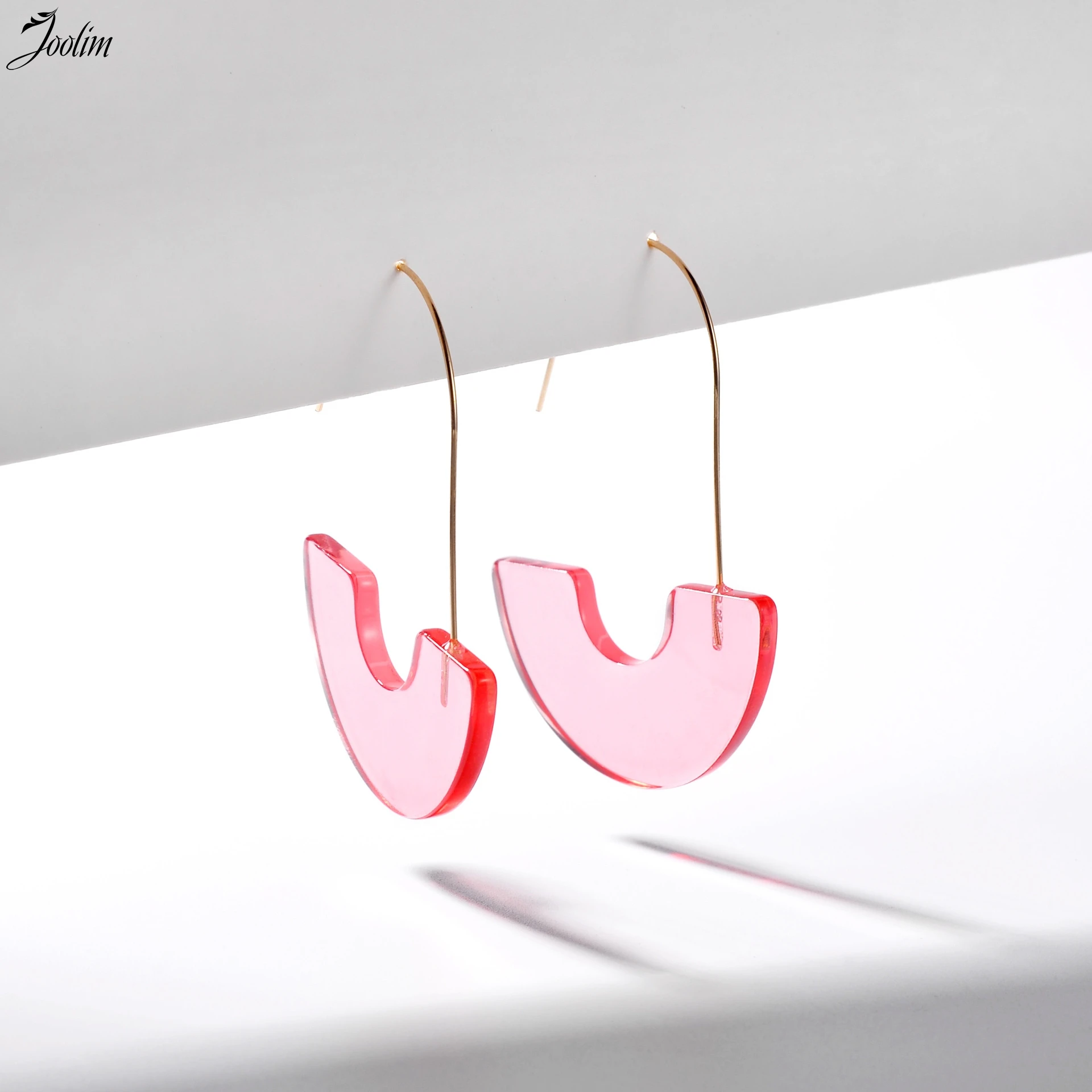 

Joolim 6 Colors Lucite Drop Earring On Trend Resin Earring