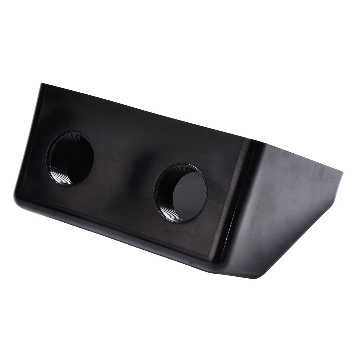 Black Roof Solar Panel Cable Entry Gland Box Waterproof Double Cable Gland For Caravan Boat